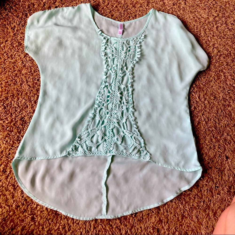 Light Teal blouse